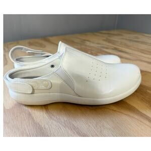 Alegria True White Skillz Nursing Clogs Shoes Comfort Healthcare 39